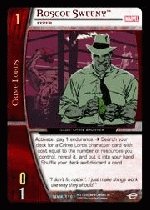 Roscoe Sweeny, Fixer (U) MMK-110 Marvel Knights VS System TCG