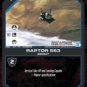 Raptor 563 BSG-167 (C) Battlestar Galactica CCG