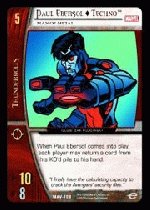 Paul Ebersol as Techno, Man of Metal (C) MAV-106 The Avengers Marvel VS System TCG