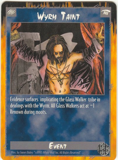 Wyrm Taint Event R Rage CCG Limited Edition