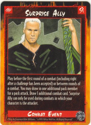 Surprise Ally Combat R Rage CCG Limited Edition