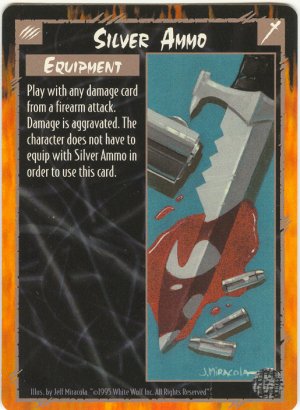 Silver Ammo Equipment R Rage CCG Limited Edition