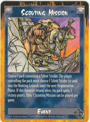 Scouting Mission Event R Rage CCG Limited Edition