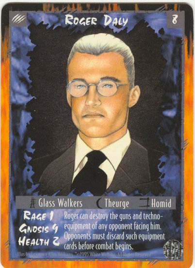 Roger Daly Character R Rage CCG Limited Edition