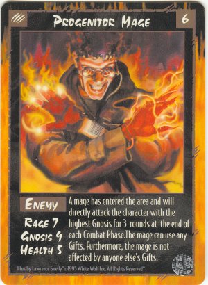 Progenitor Mage Enemy R Rage CCG Limited Edition