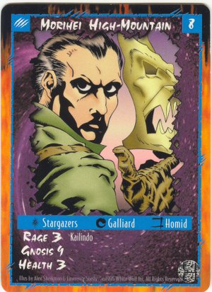 Morihei High-Mountain Character R Rage CCG Limited Edition