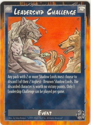 Leadership Challenge Event R Rage CCG Limited Edition