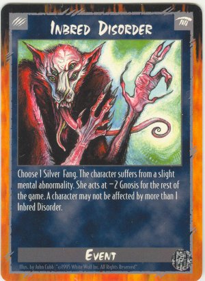 Inbred Disorder Event R Rage CCG Limited Edition
