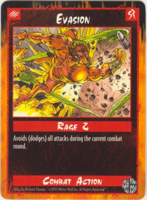 Evasion Combat R Rage CCG Limited Edition