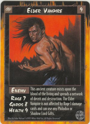 Elder Vampire Enemy R Rage CCG Limited Edition