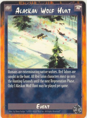 Alaskan Wolf Hunt Event R Rage CCG Limited Edition