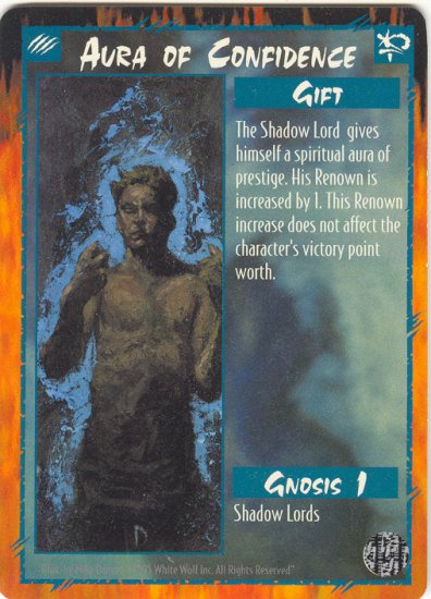 Aura of Confidence Gift U Rage CCG Limited Edition