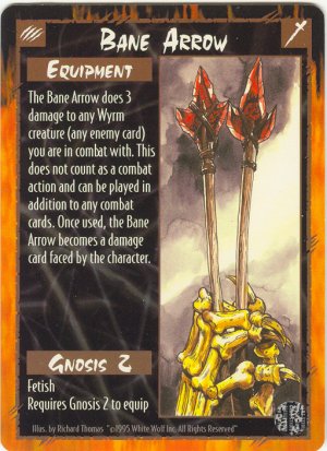 Bane Arrow Equipment U Rage CCG Limited Edition