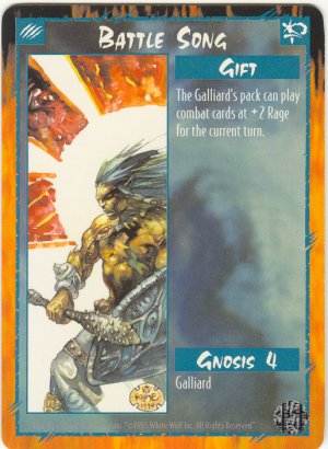 Battle Song Gift C Rage CCG Limited Edition