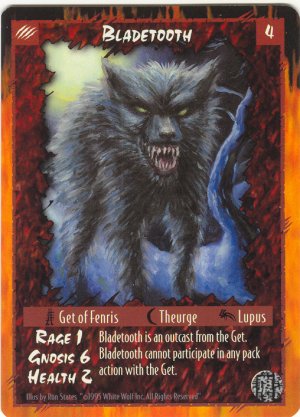 Bladetooth Character C Rage CCG Limited Edition