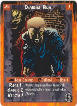 Dharma Bum Character C Rage CCG Limited Edition