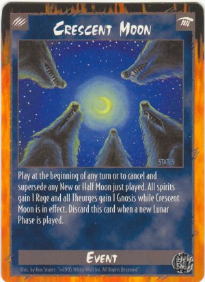 Crescent Moon Event C Rage CCG Limited Edition