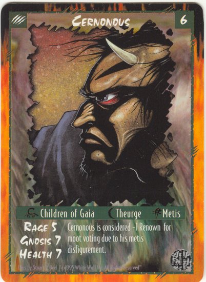 Cernonous Character U Rage CCG Limited Edition