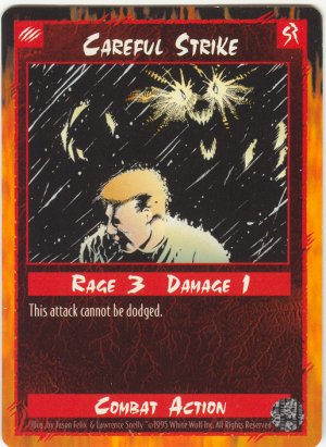 Careful Strike Combat U Rage CCG Limited Edition