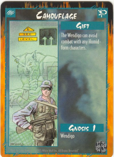 Camouflage Gift U Rage CCG Limited Edition