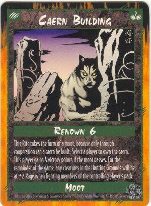 Caern Building Moot U Rage CCG Limited Edition