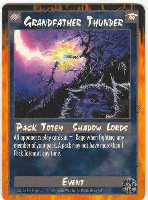 Grandfather Thunder Event: Tote U Rage CCG Limited Edition