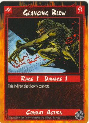 Glancing Blow Combat C Rage CCG Limited Edition