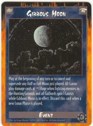 Gibbous Moon Event C Rage CCG Limited Edition