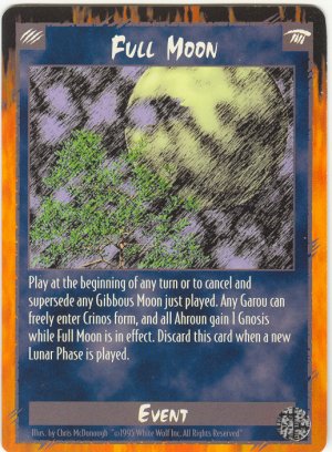 Full Moon Event C Rage CCG Limited Edition