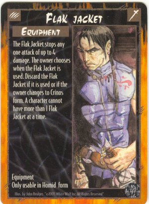 Flak Jacket Equipment C Rage CCG Limited Edition
