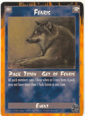 Fenris Event: Tote U Rage CCG Limited Edition