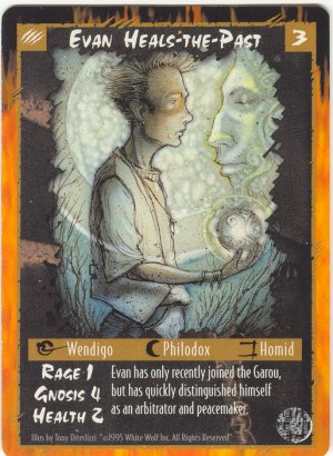 Evan Heals-the-Past Character C Rage CCG Limited Edition