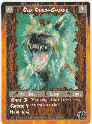 Old Storm-Chaser Character U Rage CCG Limited Edition