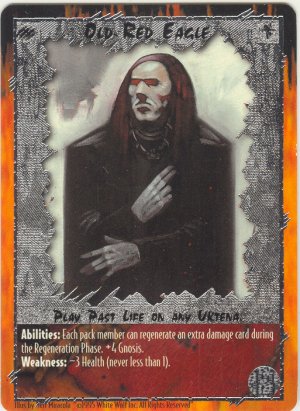 Old Red Eagle Past Life Foil Rage CCG Limited Edition