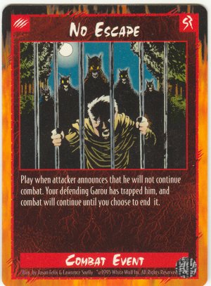 No Escape Combat U Rage CCG Limited Edition
