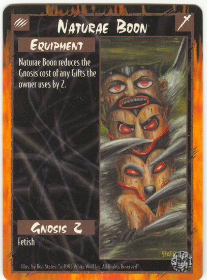 Naturae Boon Equipment U Rage CCG Limited Edition