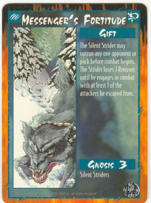 Messenger's Fortitude Gift U Rage CCG Limited Edition