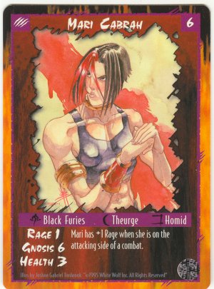 Mari Cabrah Character U Rage CCG Limited Edition