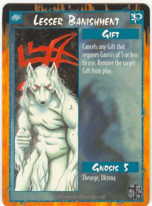 Lesser Banishment Gift C Rage CCG Limited Edition