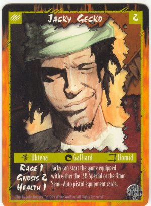 Jacky Gecko Character C Rage CCG Limited Edition