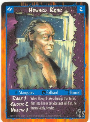Howard Koar Character C Rage CCG Limited Edition
