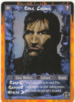 Song Chiang Character U Rage CCG Limited Edition