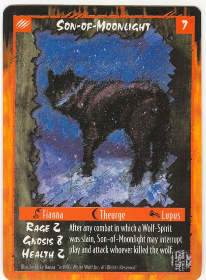 Son-of-Moonlight Character U Rage CCG Limited Edition