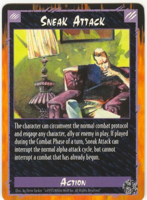 Sneak Attack Action U Rage CCG Limited Edition