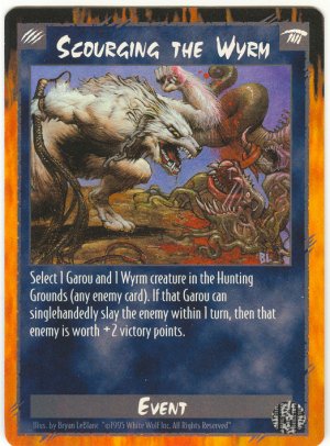 Scourging the Wyrm Event/Quest C Rage CCG Limited Edition