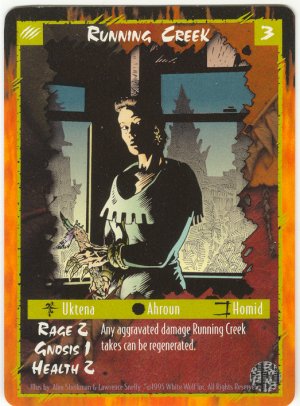 Running Creek Character C Rage CCG Limited Edition