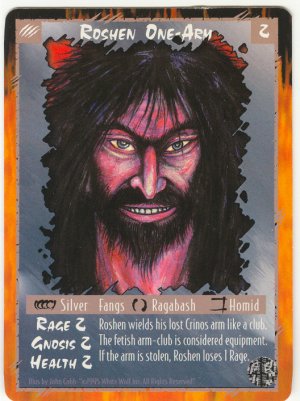 Roshen One-Arm Character C Rage CCG Limited Edition