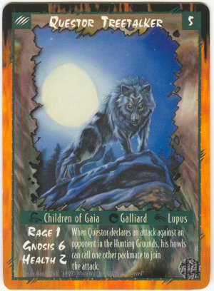 Questor Treetalker Character C Rage CCG Limited Edition