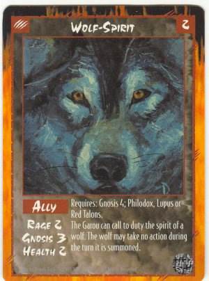 Wolf-Spirit Ally C Rage CCG Limited Edition
