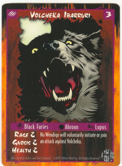 Volcheka Ibarruri Character C Rage CCG Limited Edition